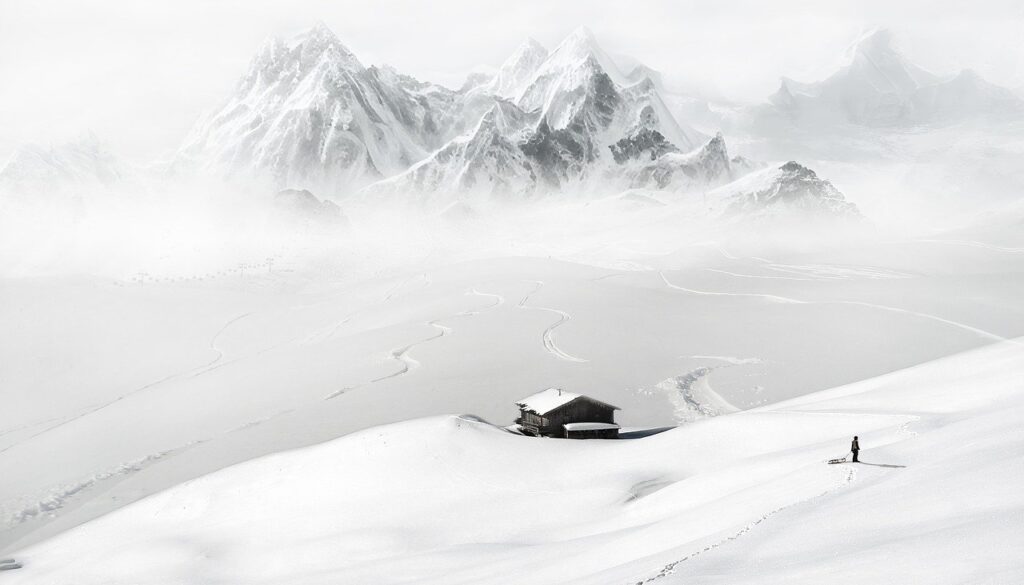winter snow mountain cold frost 7607144