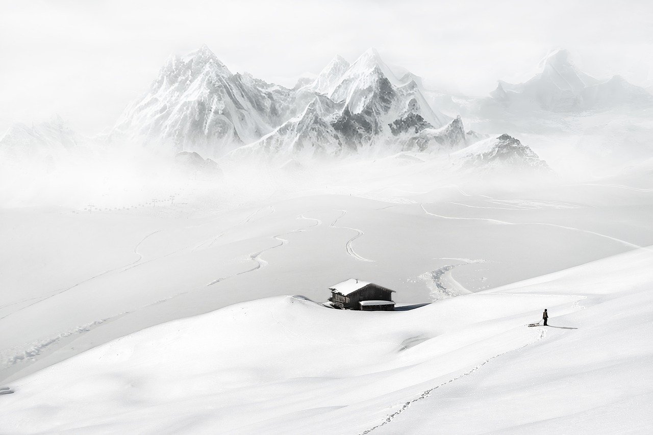 winter snow mountain cold frost 7607144