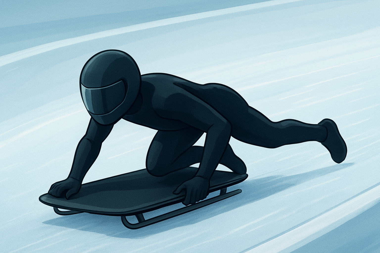 skeleton sport zimowy